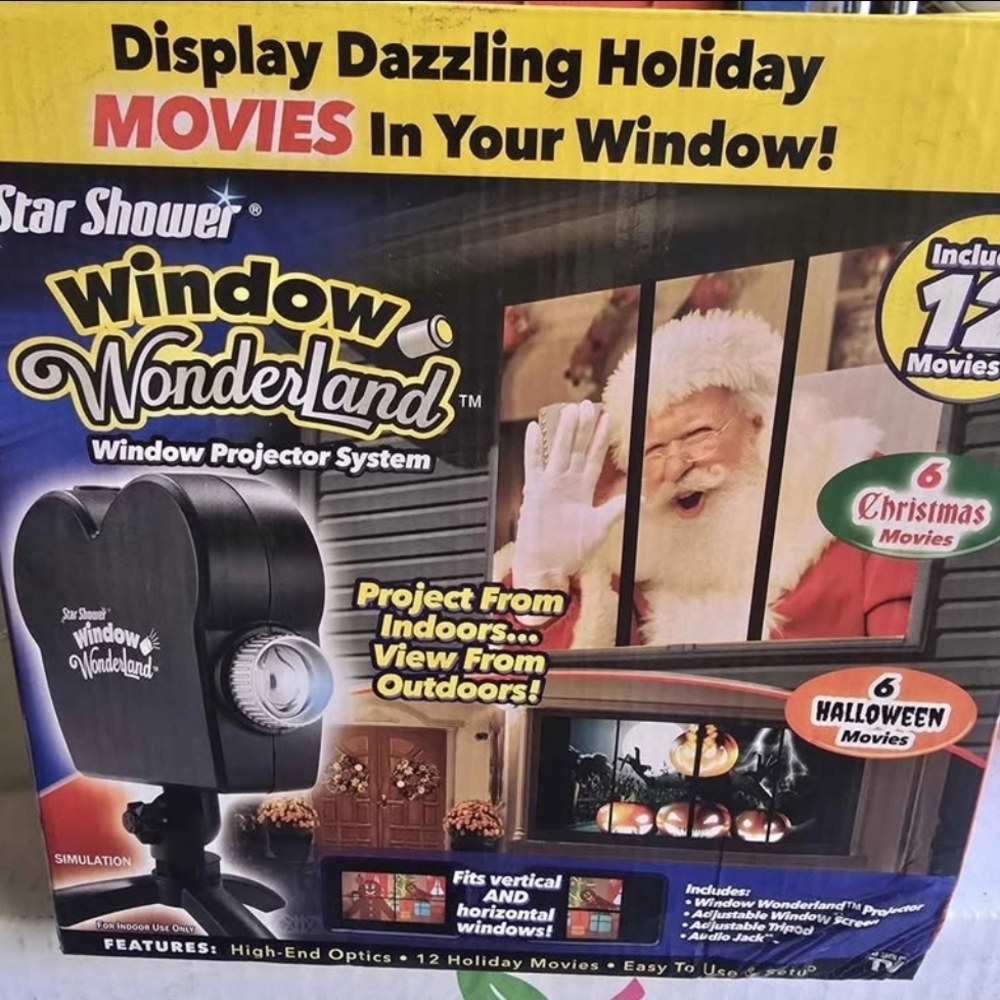 Star Shower Window Wonderland Projector